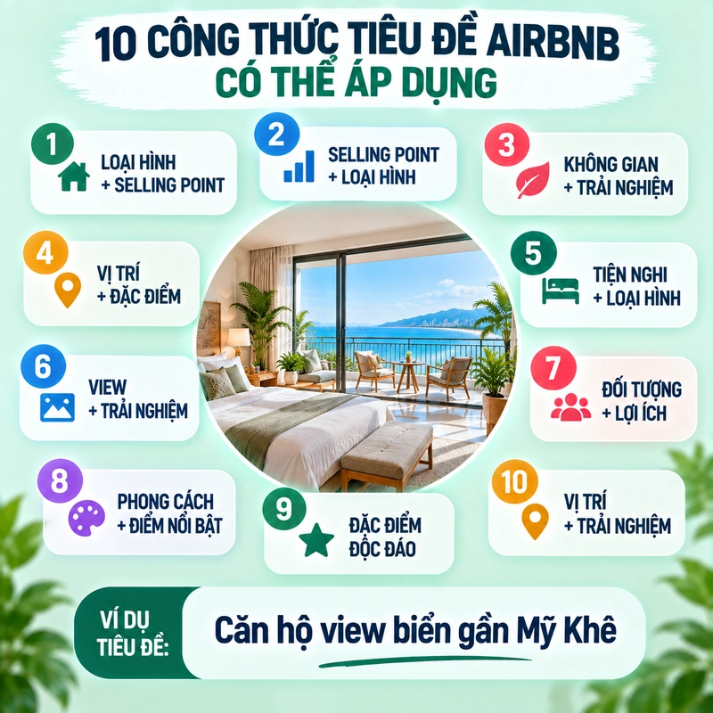 10 Công Thức Tiêu Đề Airbnb Có Thể Áp Dụng