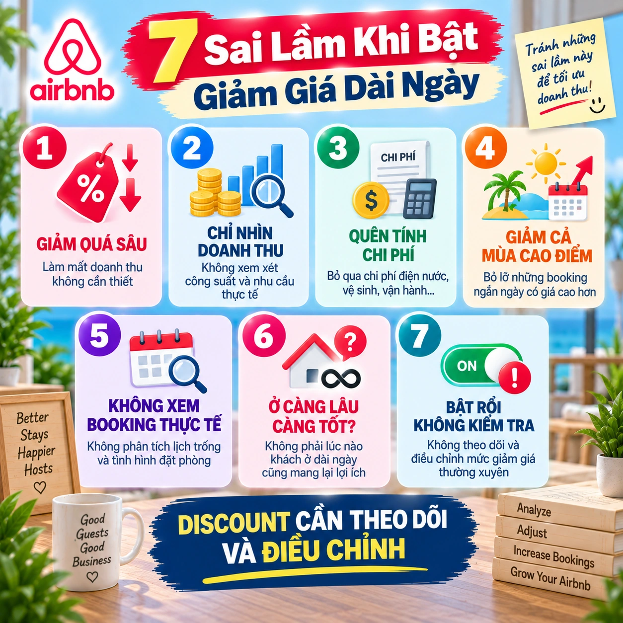 7 Sai Lầm Khi Bật Giảm Giá Dài Ngày