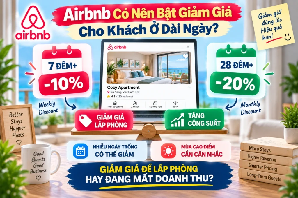 Airbnb Có Nên Bật Giảm Giá Cho Khách Ở Dài Ngày