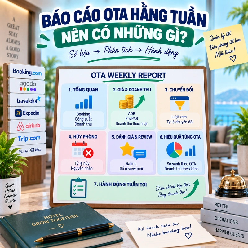 Báo Cáo OTA Hằng Tuần Nên Có Những Gì