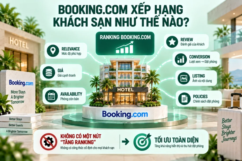 Booking.com Xếp Hạng Khách Sạn Như Thế Nào