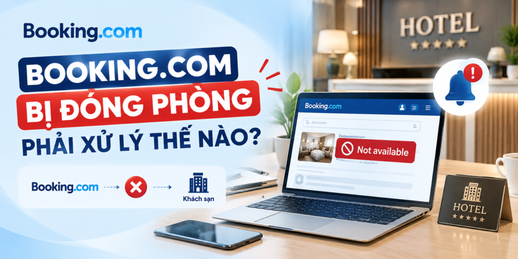 Booking.com bị đóng phòng phải xử lý thế nào
