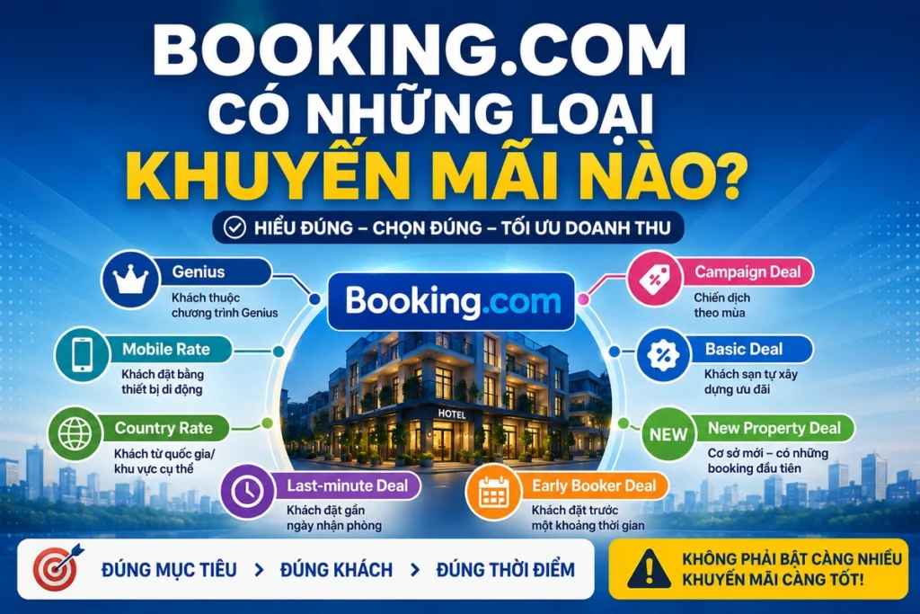 Booking.com có những loại khuyến mãi nào