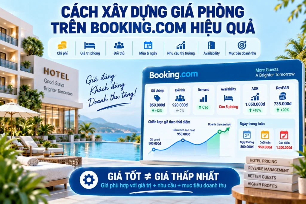 Cách Xây Dựng Giá Phòng Trên Booking.com Hiệu Quả