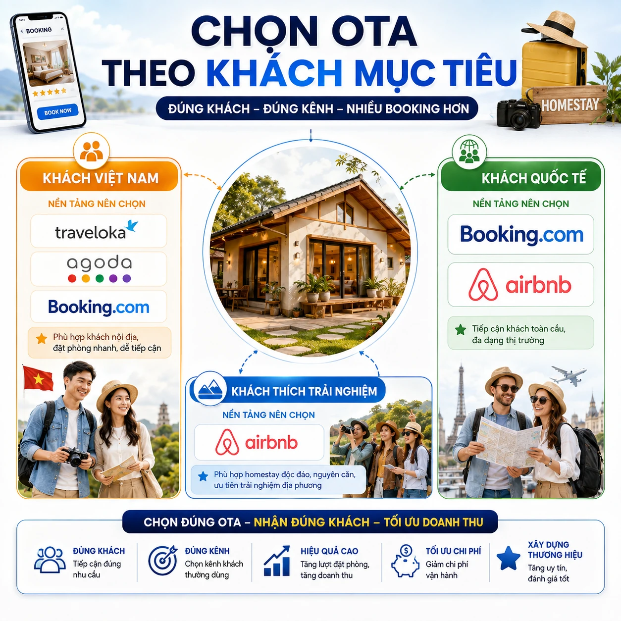 Chọn ota theo khách mục tiêu