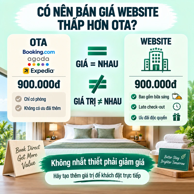Có Nên Bán Giá Website Thấp Hơn OTA