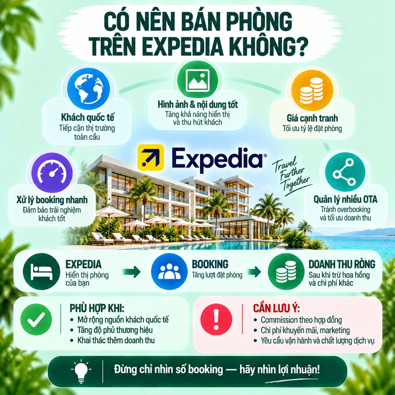 Có Nên Bán Phòng Trên Expedia Không