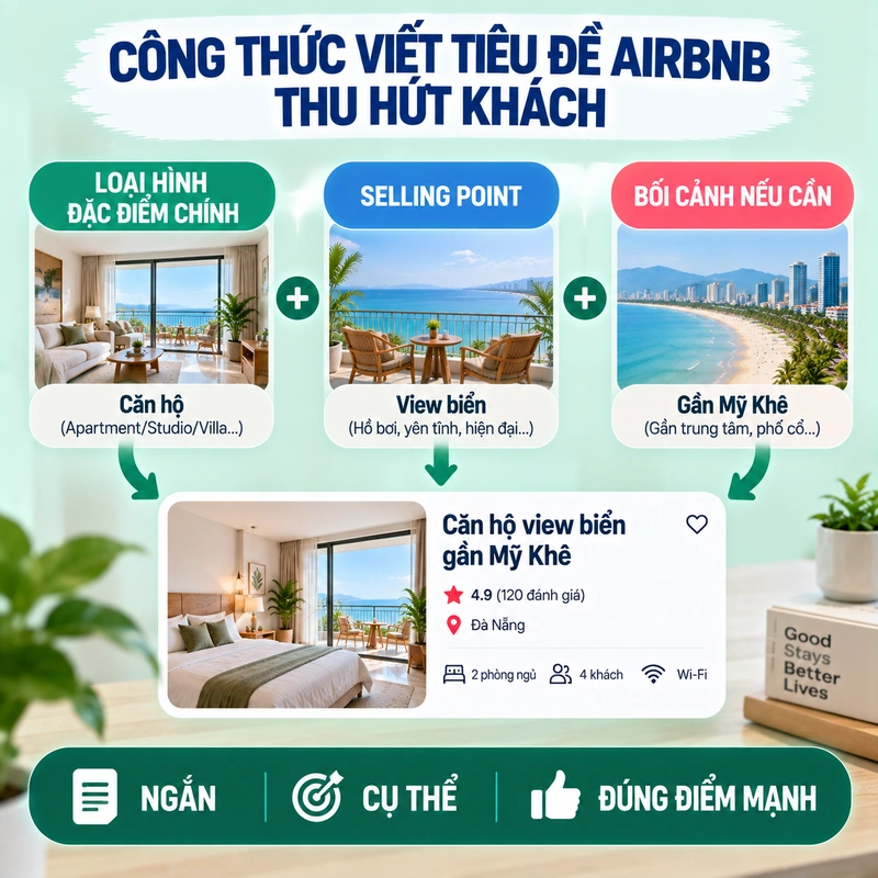 Công Thức Viết Tiêu Đề Airbnb Thu Hút Khách