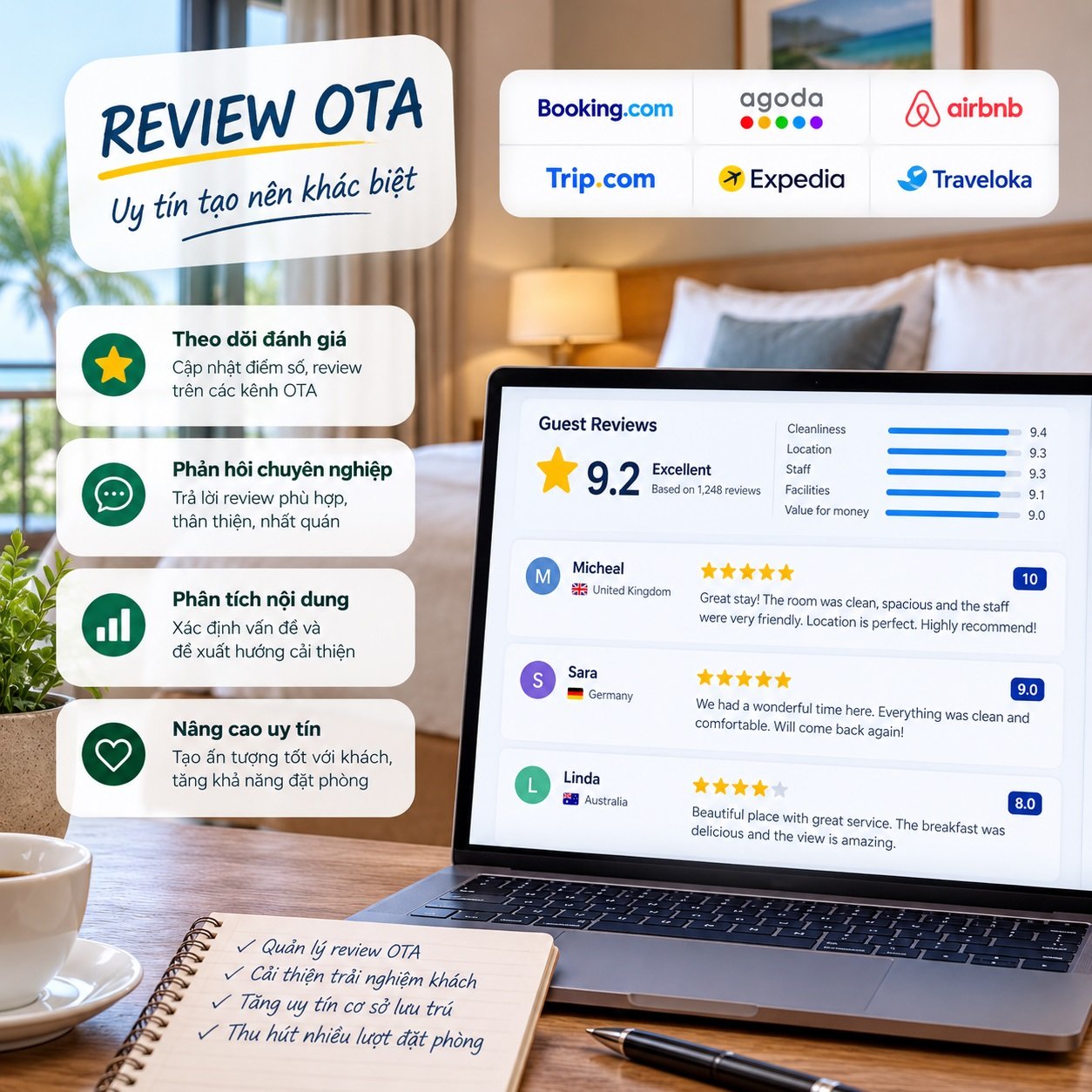 Dịch vụ review OTA