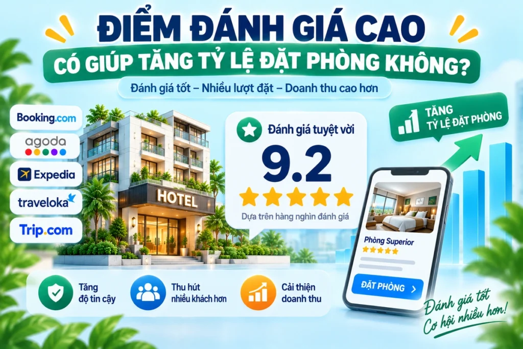 Điểm Đánh Giá Cao Có Giúp Tăng Tỷ Lệ Đặt Phòng Không