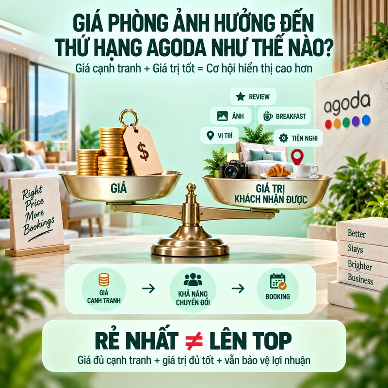Giá Phòng Ảnh Hưởng Đến Thứ Hạng Agoda Như Thế Nào
