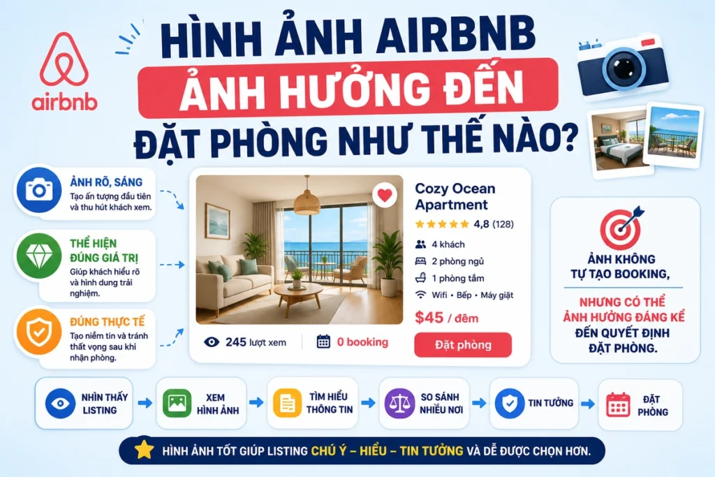 Hình Ảnh Airbnb Ảnh Hưởng Đến Đặt Phòng Như Thế Nào