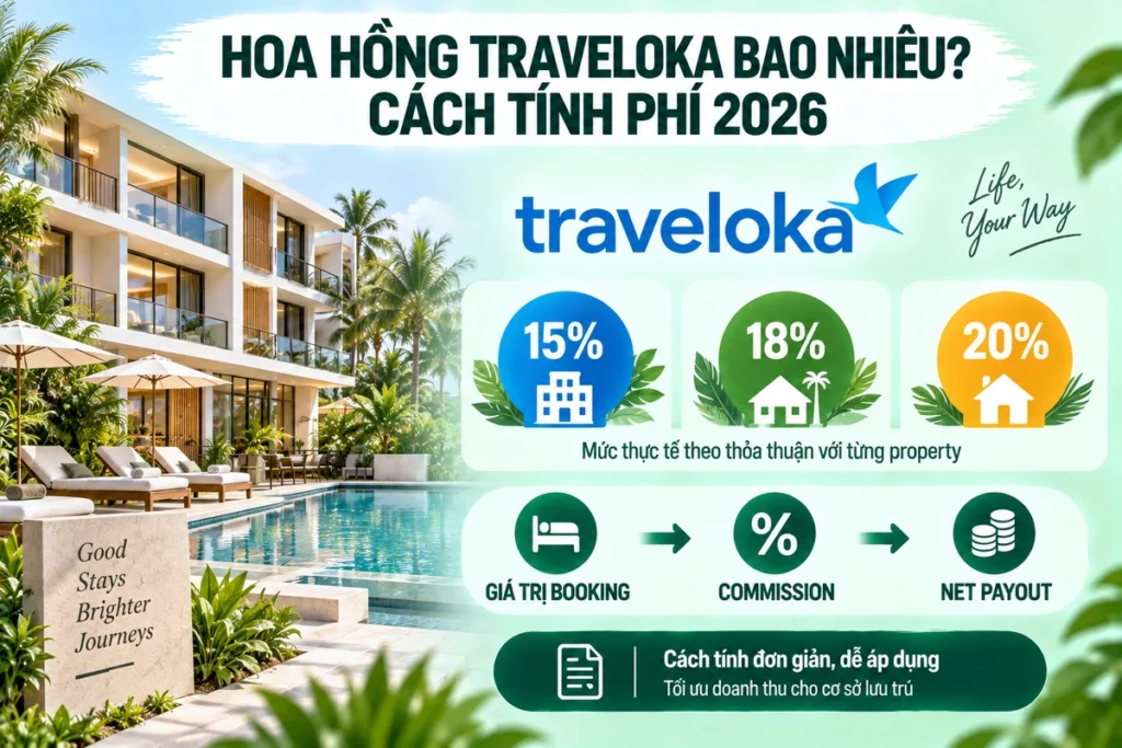 Hoa Hồng Traveloka Bao Nhiêu Cách Tính Phí 2026