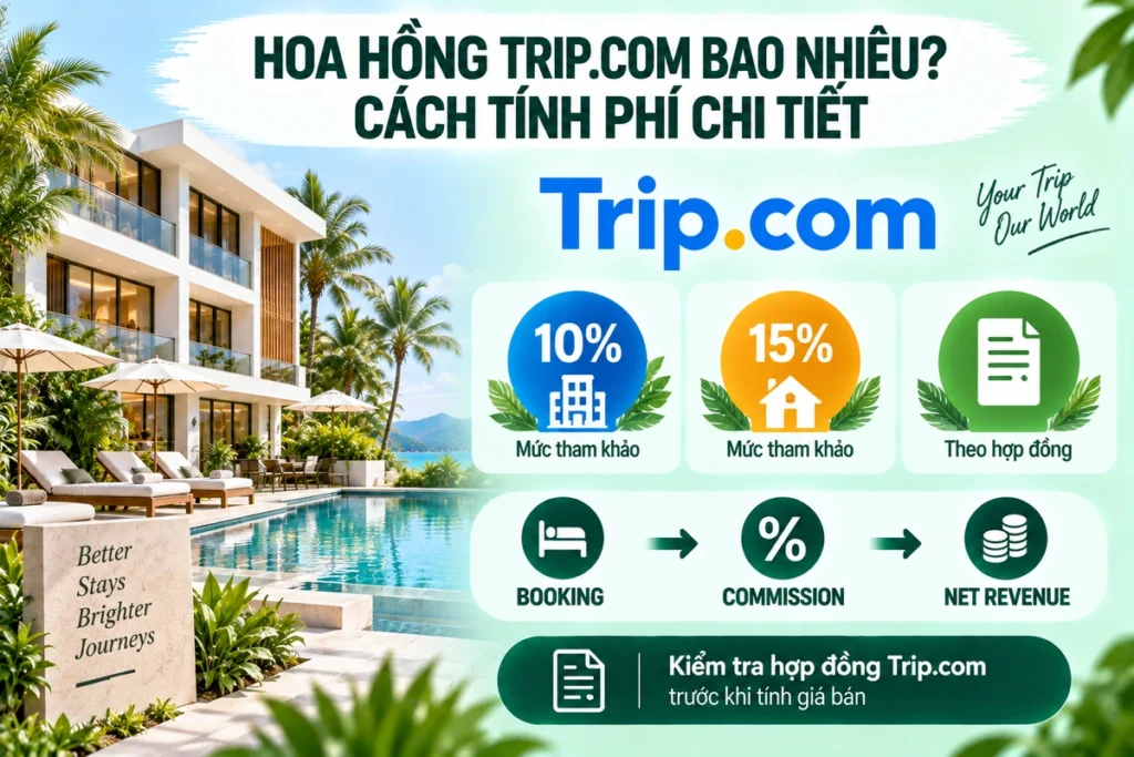 Hoa Hồng Trip.com Bao Nhiêu Cách Tính Phí Chi Tiết