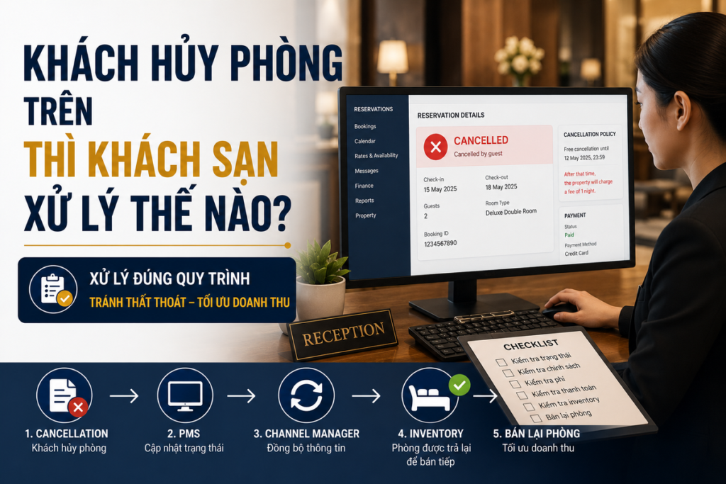 Khách Hủy Phòng Trên Booking.com Thì Khách Sạn Xử Lý Thế Nào