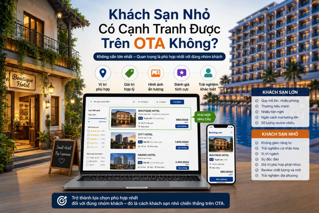 Khách Sạn Nhỏ Có Cạnh Tranh Được Trên OTA Không