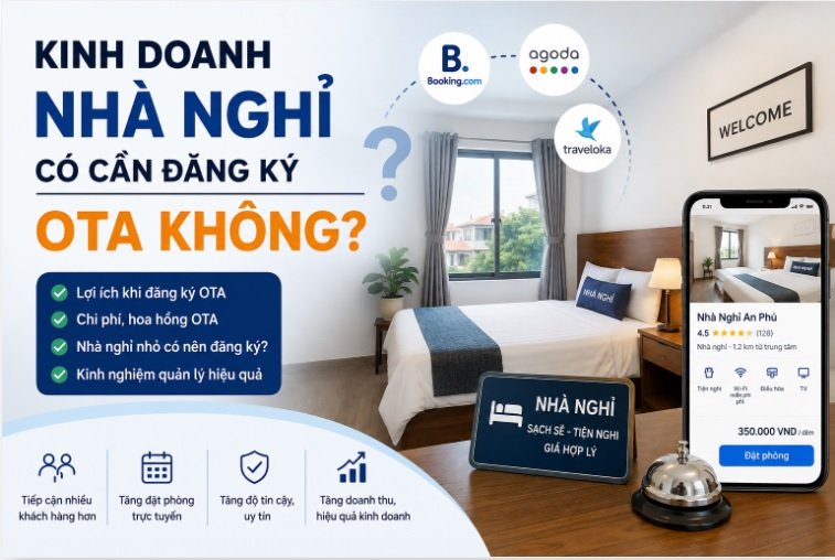 Kinh doanh nhà nghỉ có cần đăng ký OTA không?