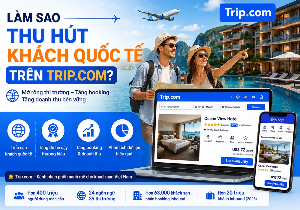 Làm sao thu hút khách quốc tế trên Trip