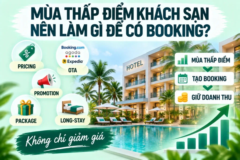 Mùa Thấp Điểm Khách Sạn Nên Làm Gì Để Có Booking