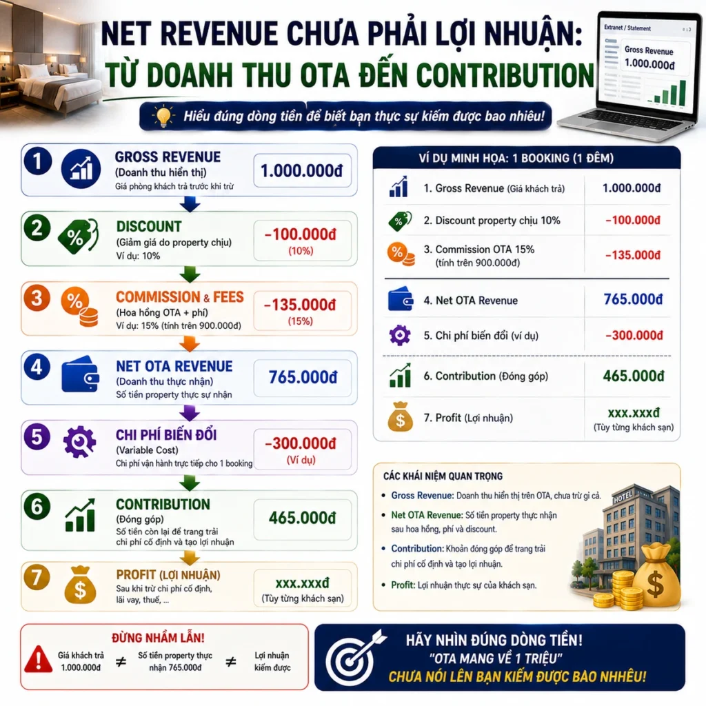 Net Revenue chưa phải lợi nhuận