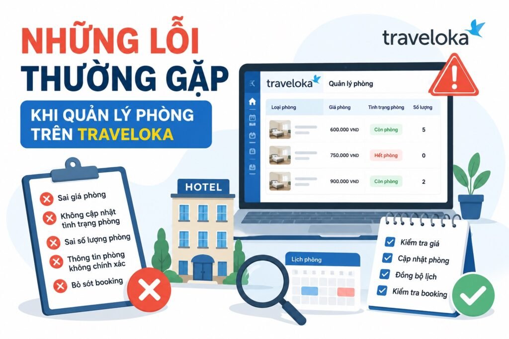 Những lỗi thường gặp trên Traveloka