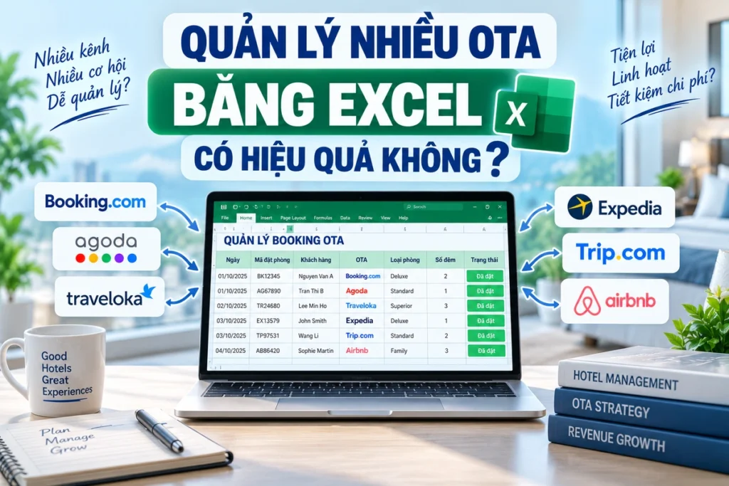 Quản Lý Nhiều OTA Bằng Excel Có Hiệu Quả Không