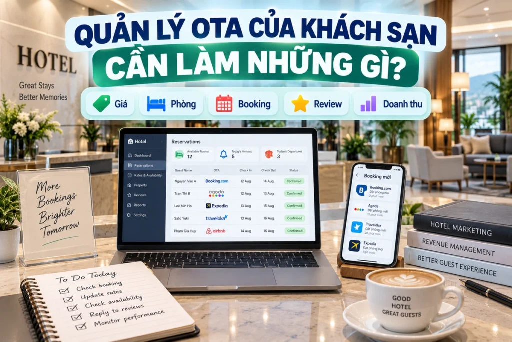 Quản Lý OTA Của Khách Sạn Cần Làm Những Gì