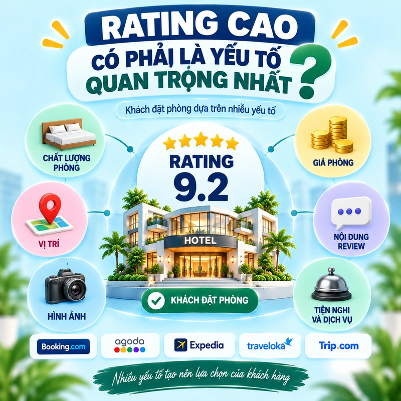 Rating Cao Có Phải Là Yếu Tố Quan Trọng Nhất Khi Khách Đặt Phòng