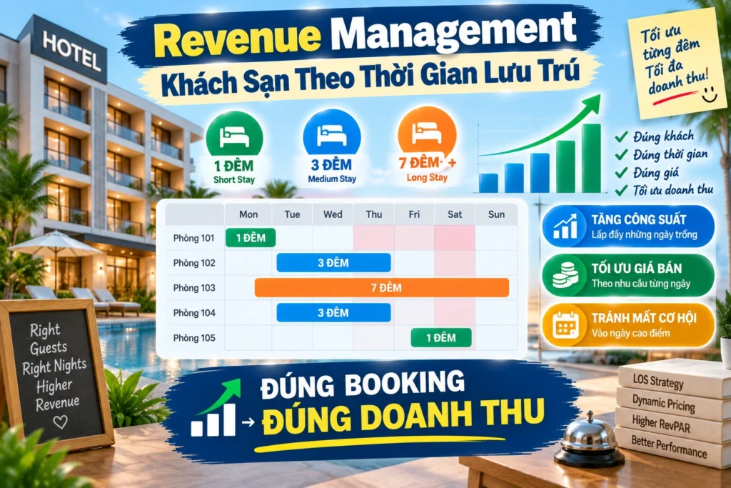Revenue Management Khách Sạn Theo Thời Gian Lưu Trú