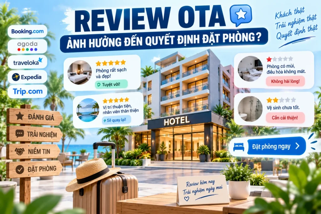 Review OTA Ảnh Hưởng Đến Quyết Định Đặt Phòng Như Thế Nào