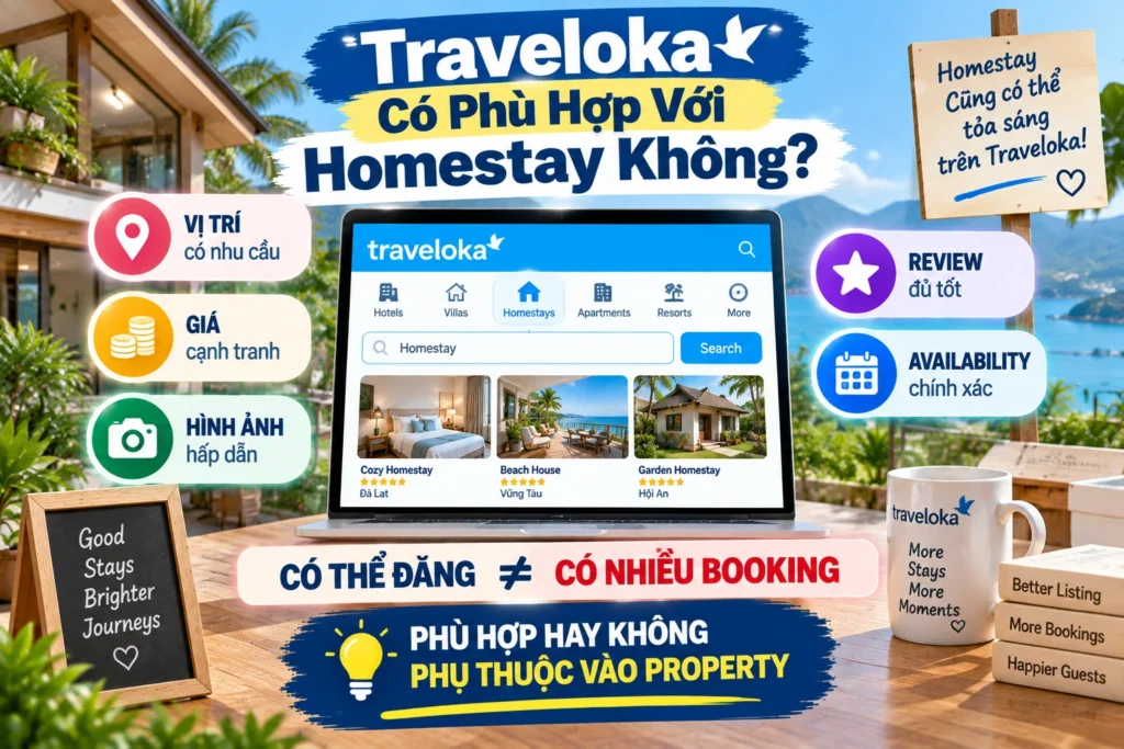 Traveloka Có Phù Hợp Với Homestay Không