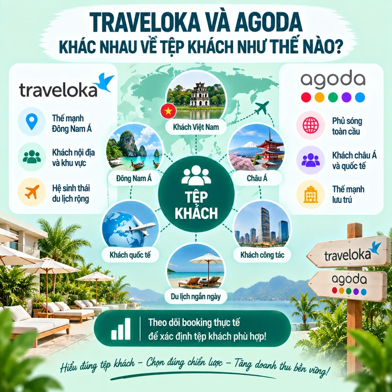 Traveloka Và Agoda Khác Nhau Về Tệp Khách Như Thế Nào