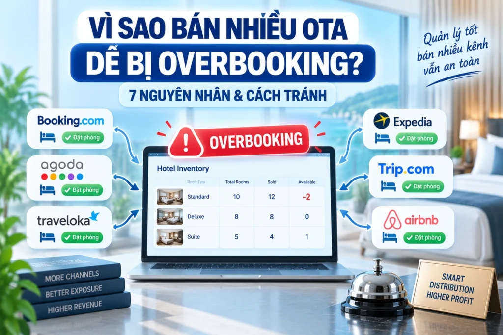 Vì Sao Bán Nhiều OTA Dễ Bị Overbooking