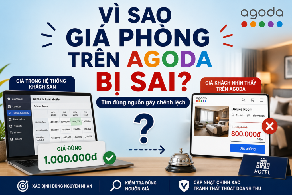 Vì Sao Giá Phòng Trên Agoda Bị Sai