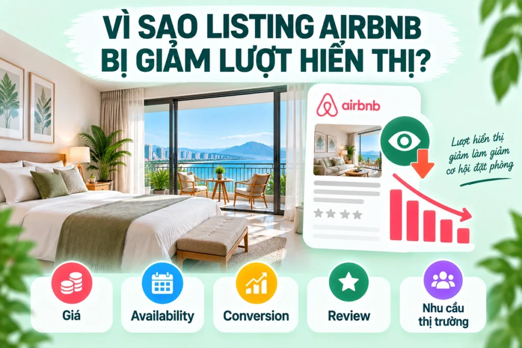 Vì Sao Listing Airbnb Bị Giảm Lượt Hiển Thị
