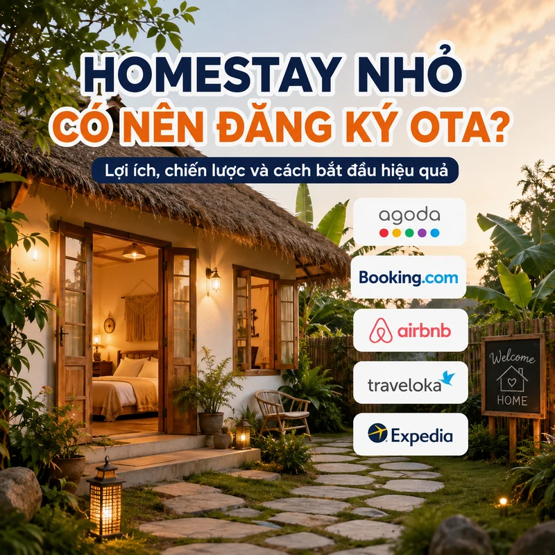 Homestay nhỏ có nên đăng ký OTA?