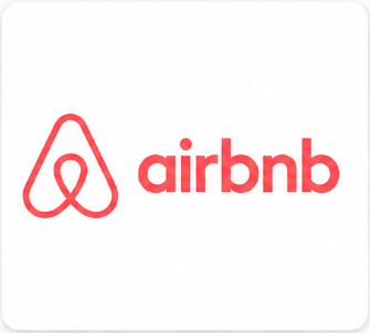 logo airbnb trắng