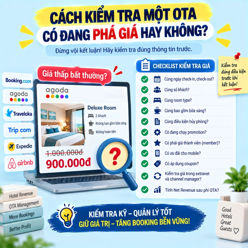 Cách Kiểm Tra Một OTA Có Đang Phá Giá Hay Không