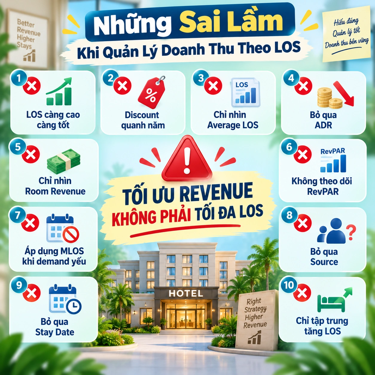 Những Sai Lầm Khi Quản Lý Doanh Thu Theo LOS