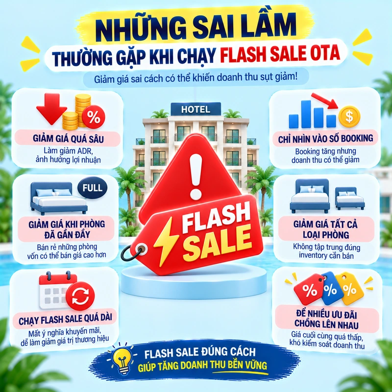 Những Sai Lầm Thường Gặp Khi Chạy Flash Sale OTA
