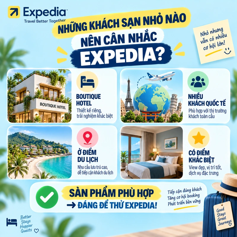 Những Khách Sạn Nhỏ Nào Nên Cân Nhắc Expedia