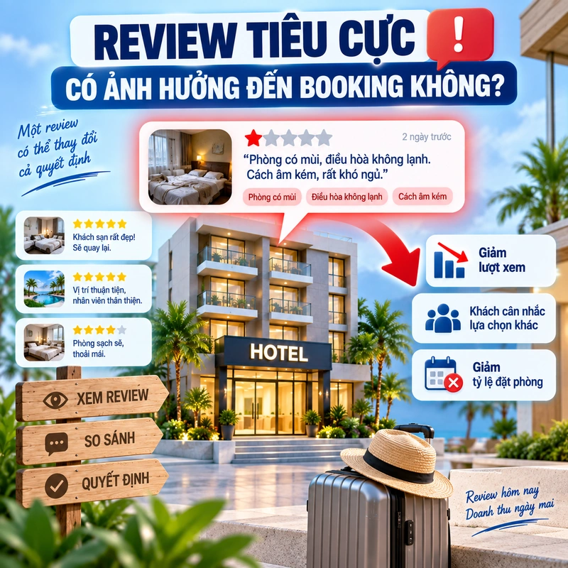 Review Tiêu Cực Có Ảnh Hưởng Đến Booking Không